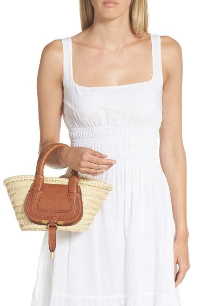 Chloé 2022 Small Marcie Panier Basket Bag 